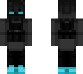 man with blue