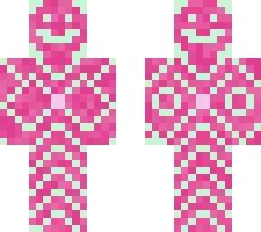 pink and light green guy