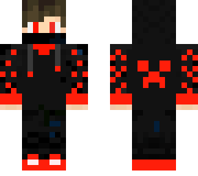 red and black skin