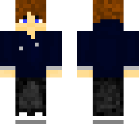 black jeans and blue hoodie