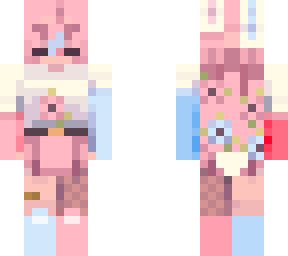 blue and pink bunny girl/boy