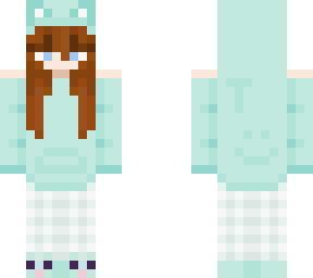 bunny pjs mint