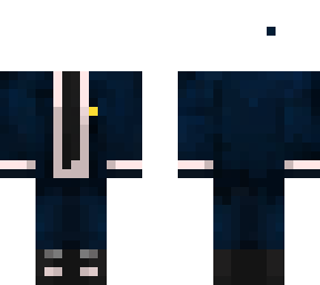 navy blue designer suit (template)