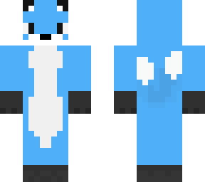 blue two tails fox