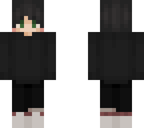 emo boy with green eyes