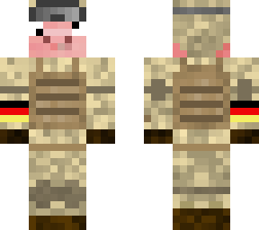 german soldier pig