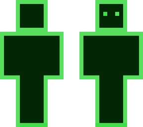 ghost (lime outline)