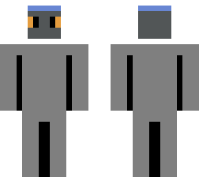 grey robot warrior (flatwarriors) v3