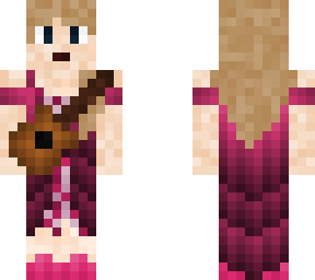 layered eras tour taylor swift surprise maroon dress with guitar
