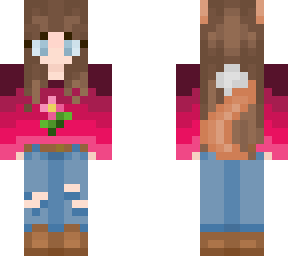pink flower justfox