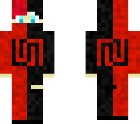 red & black