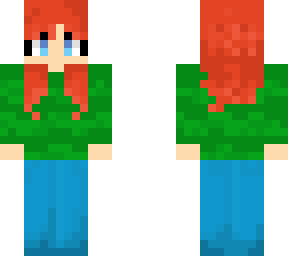 Cute Redhead Girl | Minecraft Skin