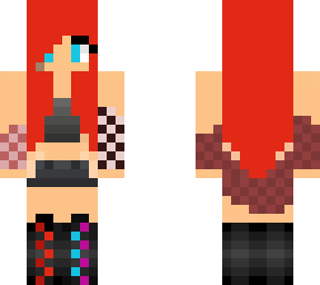 kinda goth like but not a goth but cute red head