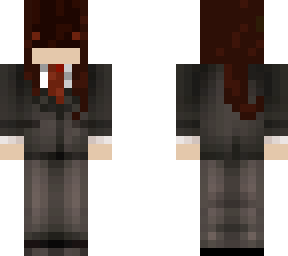 mysterious suit lady