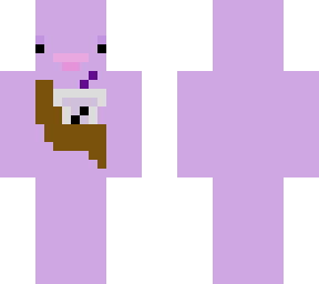 purple boba frog