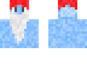 blue guy with red hat and beard