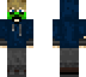 blue sweater