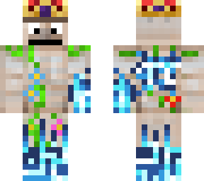 crowned golem with aura