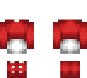 feminine shirt with skirt and boots in red