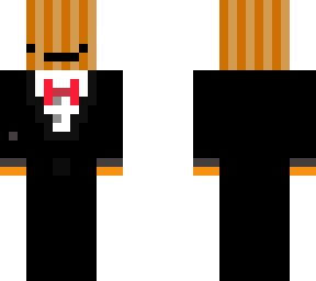 pumpkin in suit