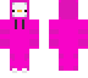 chicken (pink sweatshirt