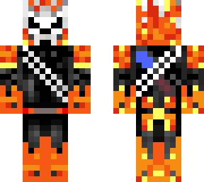 fire skull