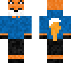 fox with hoodie