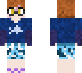 jaybird beachwear ver. 1 but with scars... again (minecraft oc/persona)