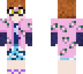 jaybird beachwear ver. 2 but with scars... again (minecraft oc/persona)