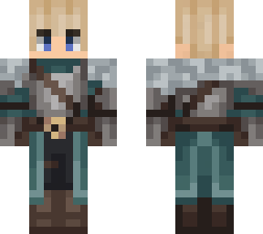 knight blue blonde hair