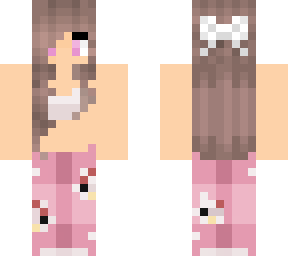 niki hello kitty pjs :3