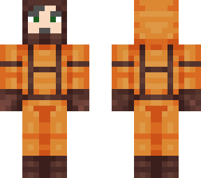 old man hazmat suit