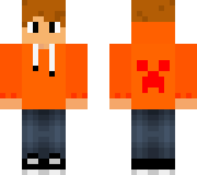 orange sweatshirt guy