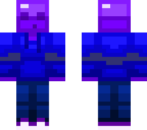 purple slime wearing blue (hive style)