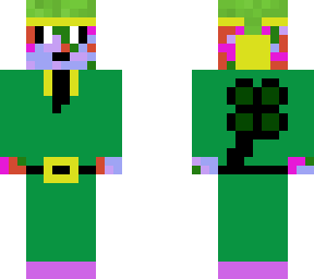 st.pattys day skin santa modern art