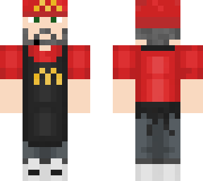 old man mcdonalds worker