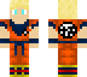blonde dude goku gi