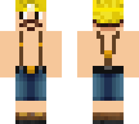 conrado miner without shirt