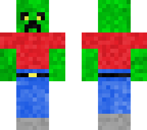 creeper with clothes