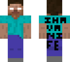 herobrine with a knife