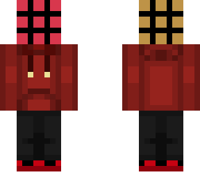 cube in a hoodie