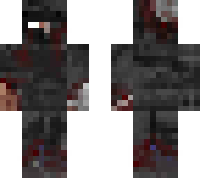 herobrine half skeleton (armor + gore)