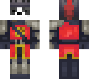panda in knight armour