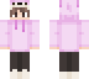 pink bear hoodie
