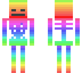rainbow skeleton reversed