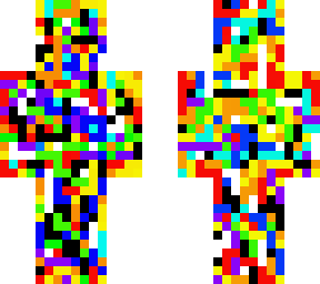random colors (only front and back!)