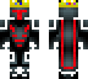 red n white knight (with crown)