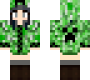 skin de crepper mujer geimer pa q la use la q quiera esta bn chidita wachen amig