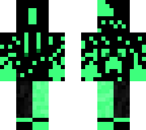 black and green