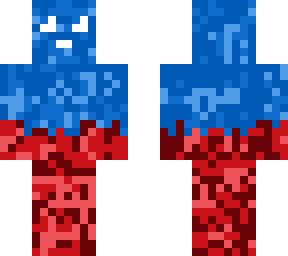 blue and red
